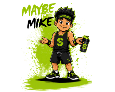 Maybe Mike, approachable character with water bottle